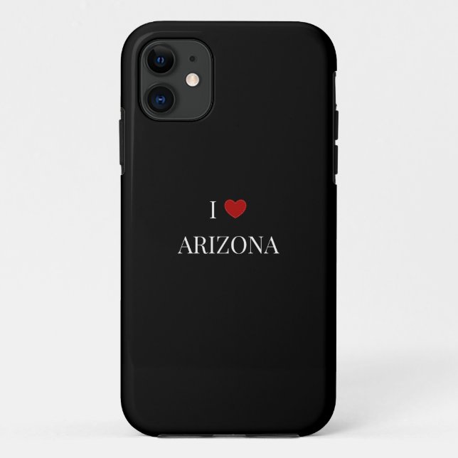 "I Love Arizona"  Case-Mate iPhone Case (Back)