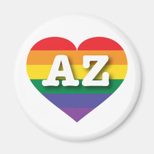 I love Arizona - Gay Pride Magnet