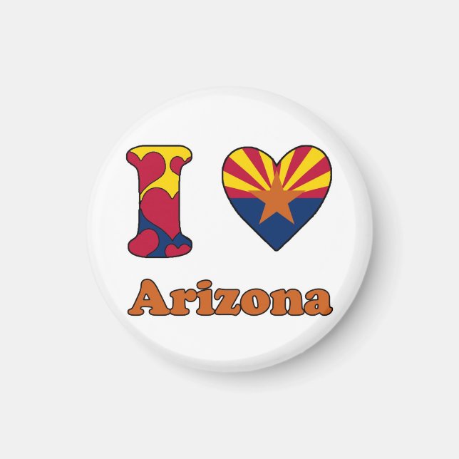 I love Arizona Magnet (Front)