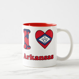 I love Arkansas Two-Tone Coffee Mug