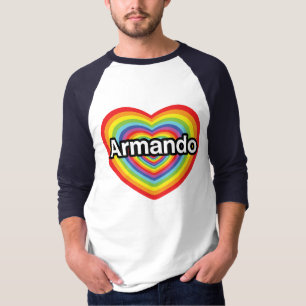I love Armando, rainbow heart T-Shirt