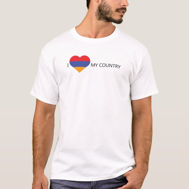 I Love Armenia T-Shirt (Front)