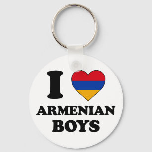 I love Armenian boys Key Ring