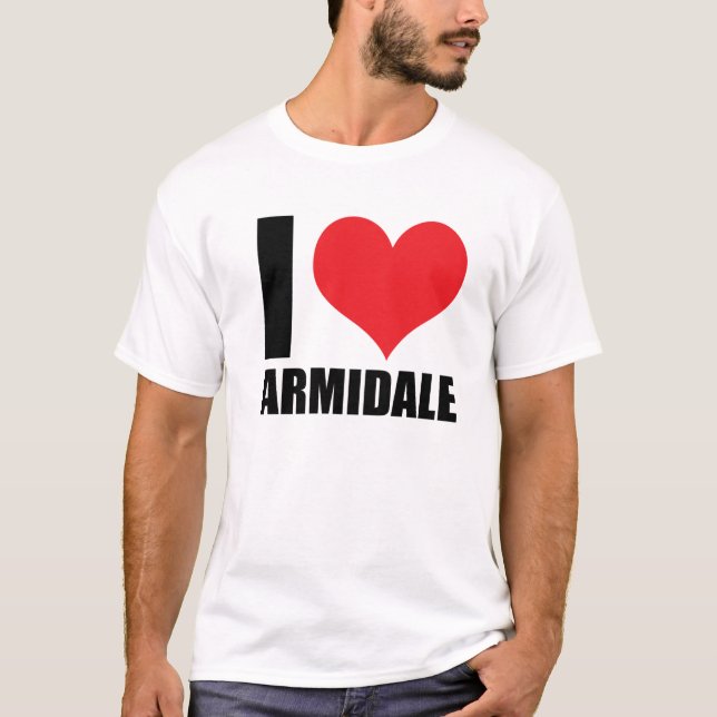 I love Armidale T-Shirt (Front)