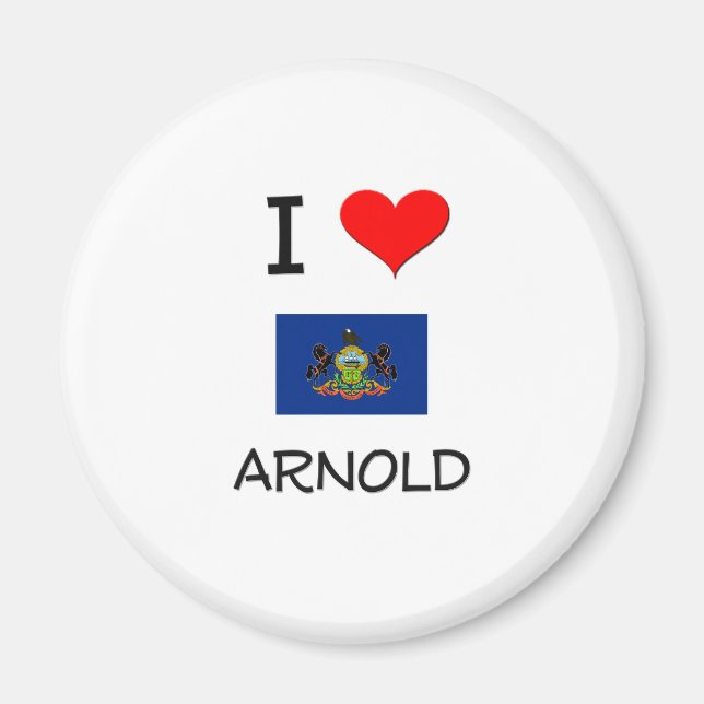I Love Arnold Pennsylvania Magnet (Front)
