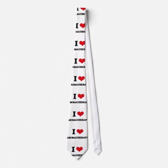I love Aromatherapy Tie (Front)