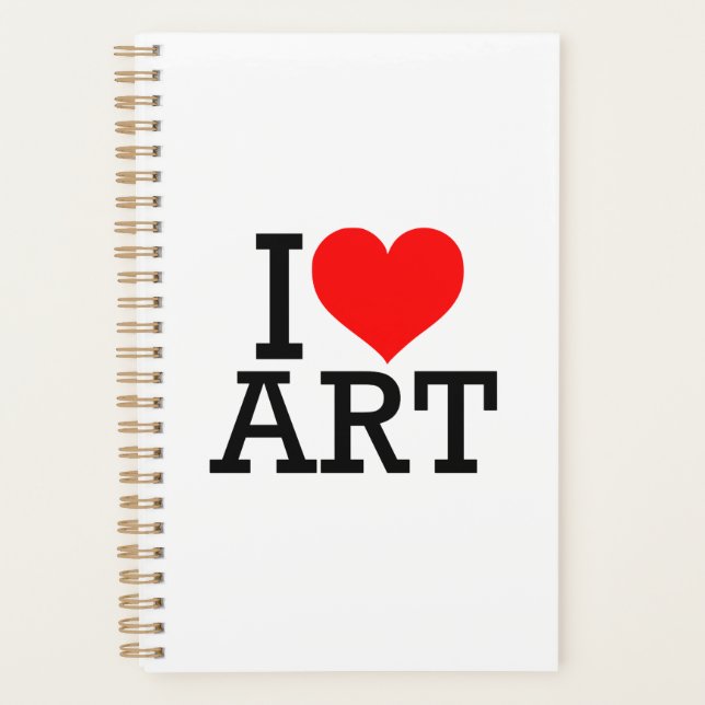 I Love Art Planner  (Front)