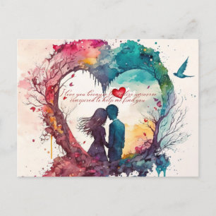 I love Art valentine's gift card 