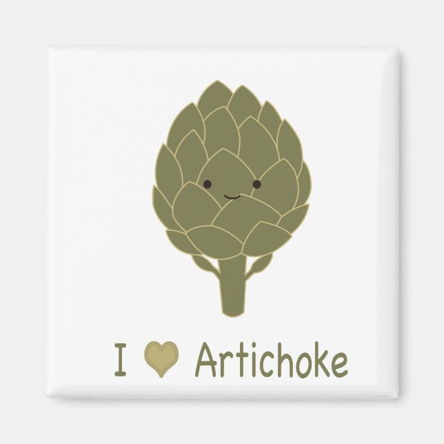 I love artichoke magnet (Front)