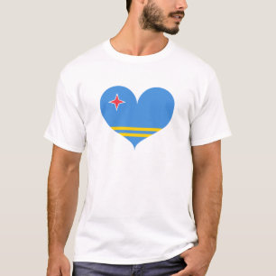 I Love Aruba Flag T-Shirt