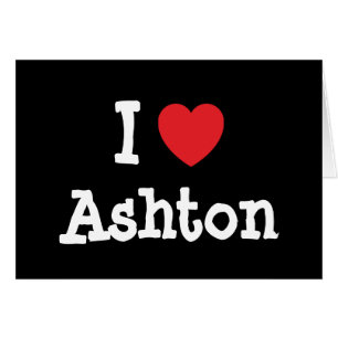 I love Ashton heart T-Shirt