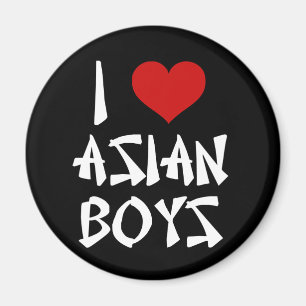 I Love Asian Boys Magnet