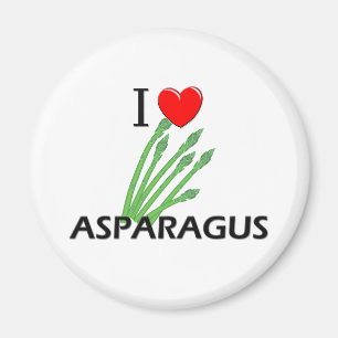 I Love Asparagus Magnet