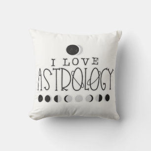 I love Astrology Sun & Moon Phases Cushion