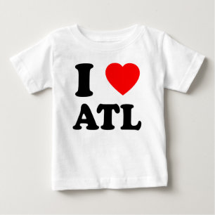 I Love Atl Heart Cool Atlanta Baby T-Shirt