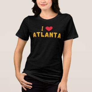 i love Atlanta,Georgia Tri-Blend Shirt