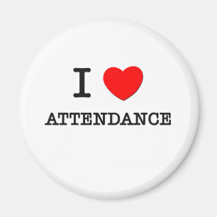 I Love Attendance Magnet