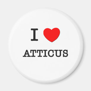 I Love Atticus Magnet