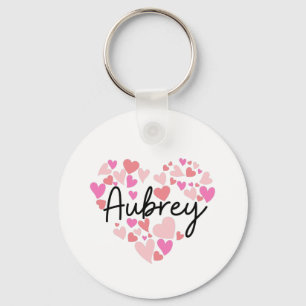 I love Aubrey Key Ring