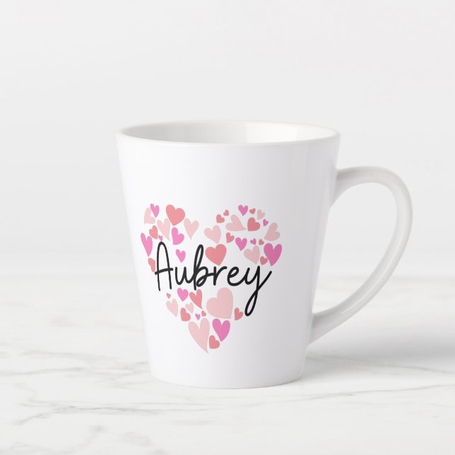I love Aubrey Latte Mug (Right)