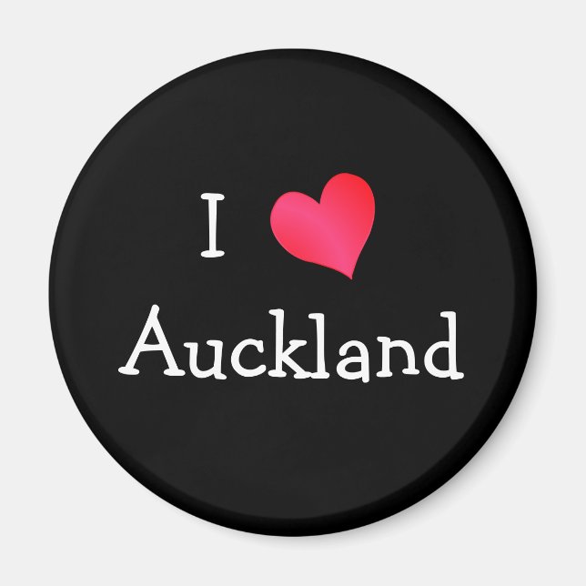 I Love Auckland Magnet (Front)