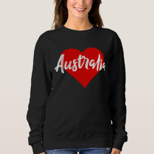 I Love Australia  Aussie   For Women Girls Sweatshirt