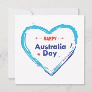"I LOVE AUSTRALIA" Australia Day 26th January Holi Holiday Card