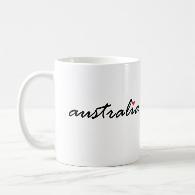 I love Australia Coffee Mug (Left)