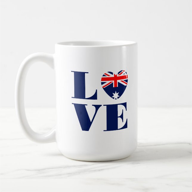 I love Australia Coffee Mug (Left)