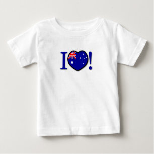 I Love Australia Infant T-shirt