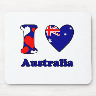 I love Australia Mouse Pad