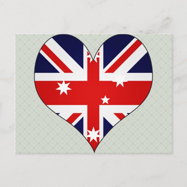 I Love Australia Postcard (Front)