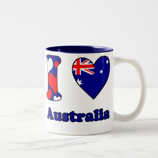 I love Australia Two-Tone Coffee Mug (Right)