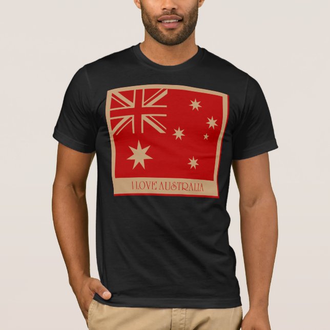 I love Australia - Vintage T-shirts (Front)