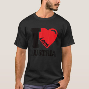 I Love Austria Homeland Austrian Flag 1 T-Shirt