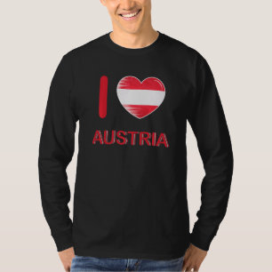 I Love Austria My Home My Country Heart Austria 1 T-Shirt