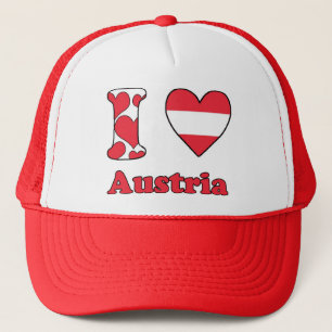I love Austria Trucker Hat