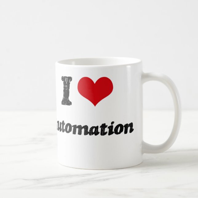 I Love Automation Coffee Mug (Right)