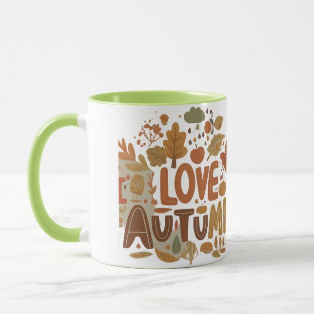 I Love Autumn Combo Mug (Left)