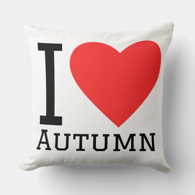 I love autumn  cushion (Front)