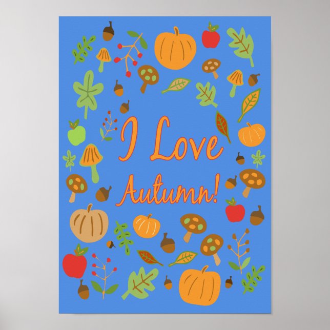 I Love Autumn! Poster (Front)