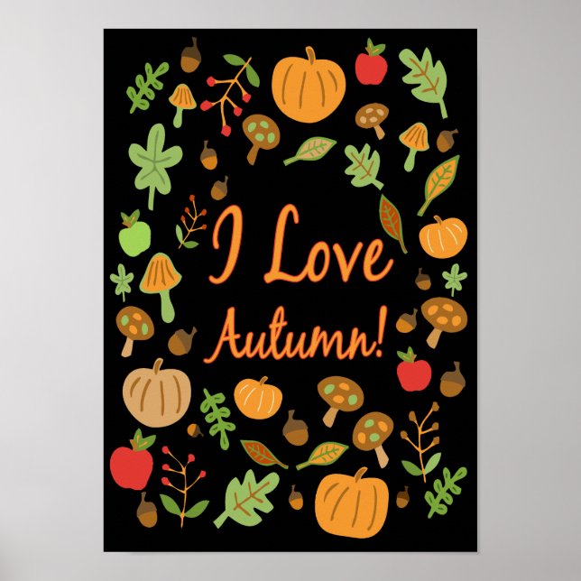 I Love Autumn! Poster (Front)