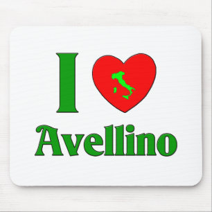 I Love Avellino Italy Mouse Pad