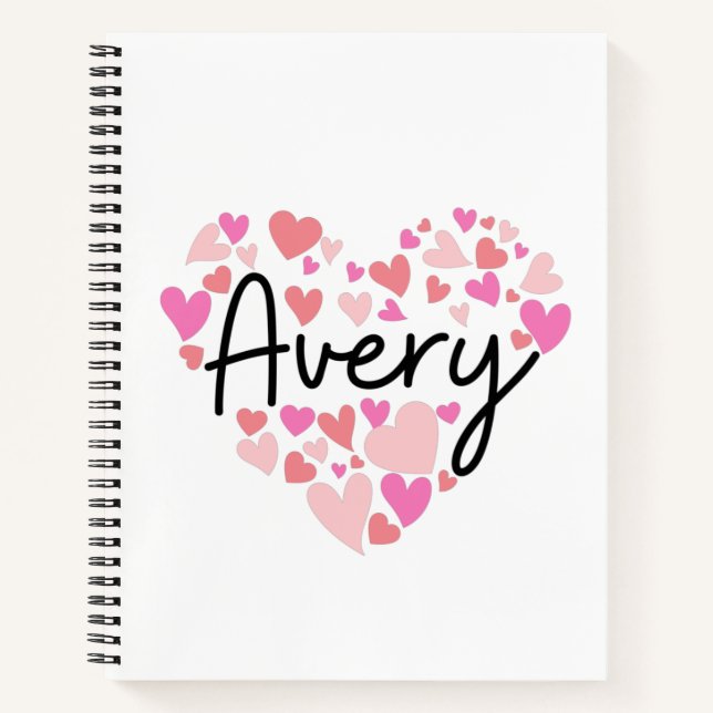I love Avery Notebook (Front)