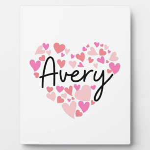 I love Avery Plaque