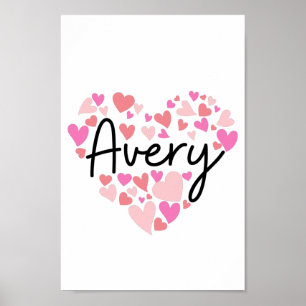 I love Avery Poster