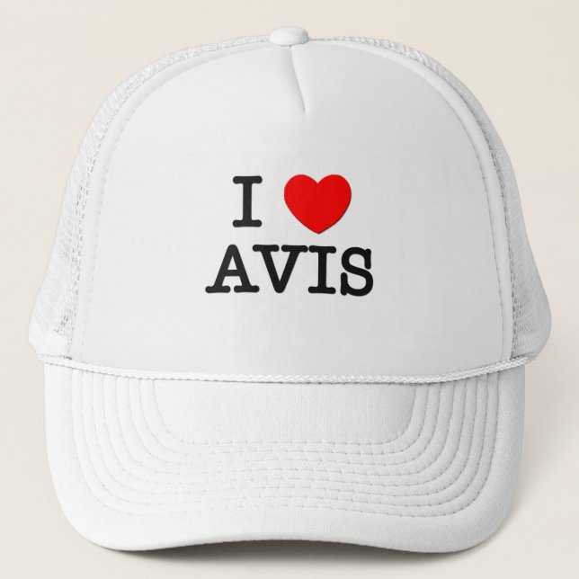 I Love Avis Trucker Hat (Front)