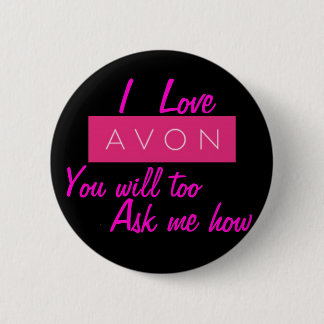 I LOVE Avon 6 Cm Round Badge