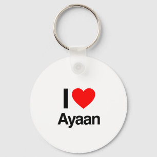 i love ayaan key ring