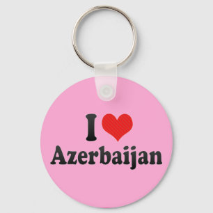 I Love Azerbaijan Key Ring